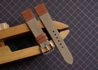 etoupe canvas leather watch strap
