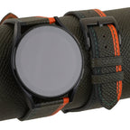 forest epsom leather watch strap