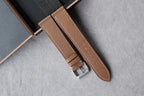 tan brown epsom leather watch strap