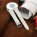 white swift leather watch strap