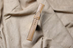 gold brown epsom leather watch strap