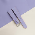 purple sailcloth rubber leather watch strap