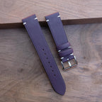 purple swift leather watch strap