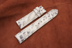 natural python leather watch strap