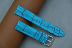 turquoise alligator leather watch strap