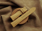 tan brown togo leather watch strap