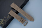 etoupe togo leather watch strap