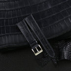 midnight blue alligator leather watch strap