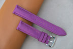 purple saffiano leather watch strap