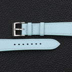 turquoise blue epsom leather watch strap – photo 2