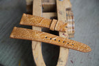 tan & chestnut ostrich leather watch strap – photo 2