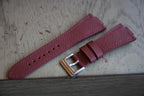burgundy epsom leather watch strap – photo 2