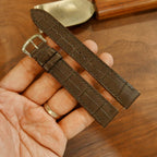 brown alligator leather watch strap – photo 2
