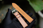 tan brown lizard leather watch strap – photo 2