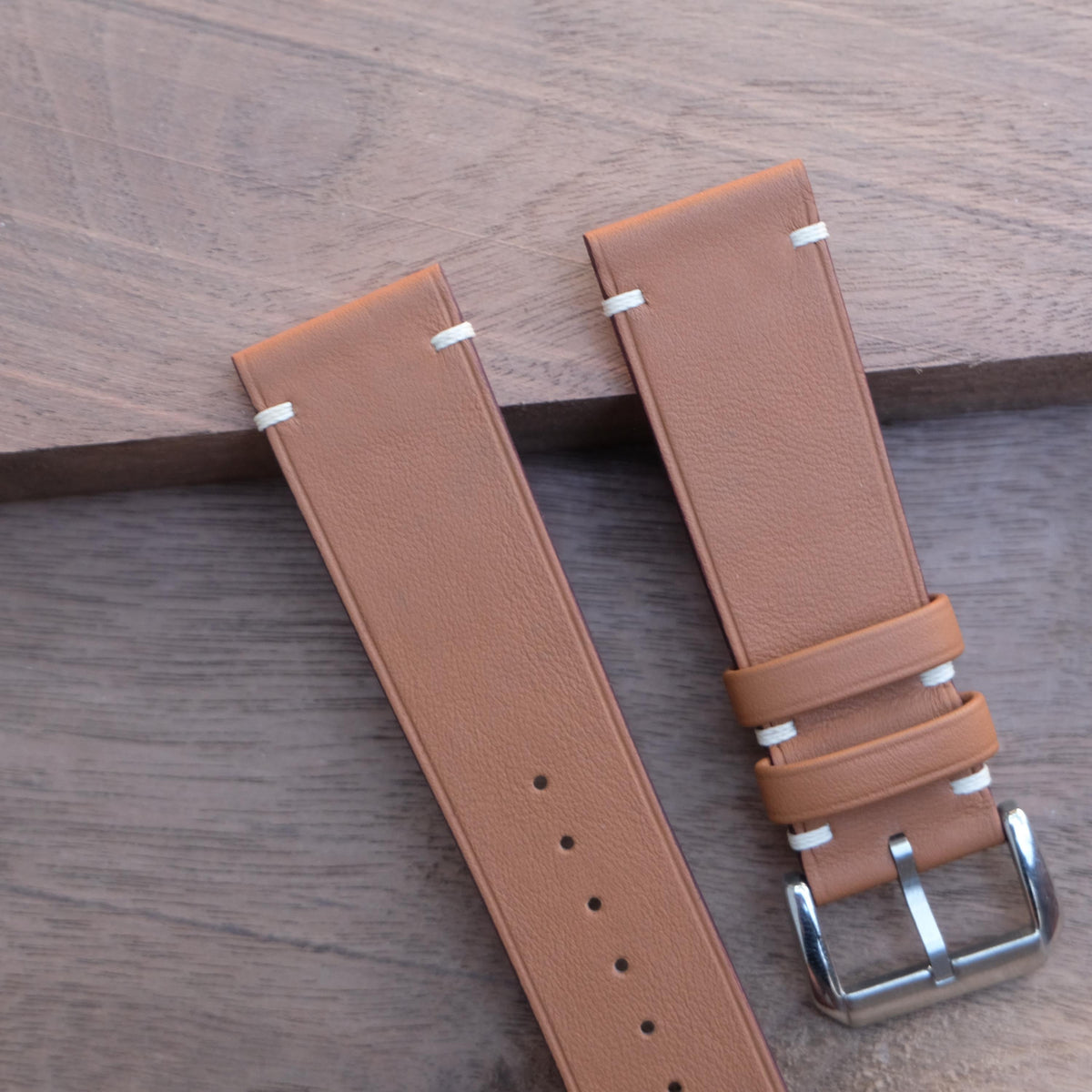 brown swift leather watch strap – photo 2