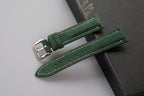green suede leather watch strap – photo 2
