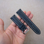 navy blue babele leather watch strap – photo 2