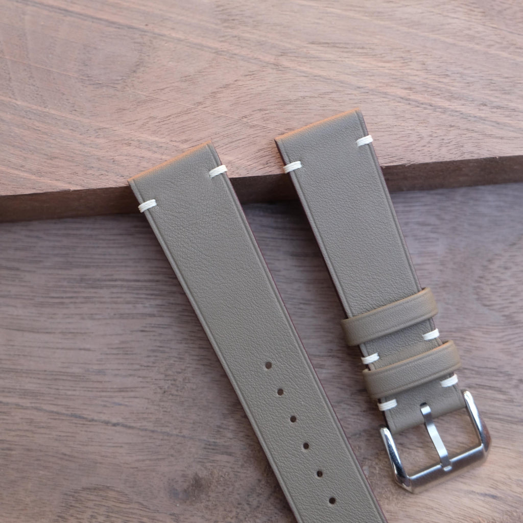 taupe swift leather watch strap – photo 2