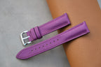 purple saffiano leather watch strap – photo 2