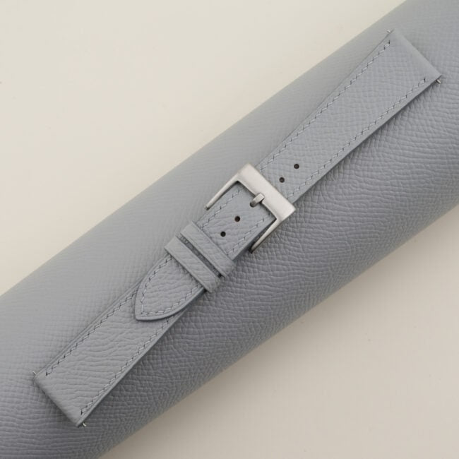 light grey epsom leather watch strap – photo 2