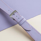 purple sailcloth rubber leather watch strap – photo 2