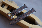 brown shark leather watch strap – photo 2
