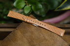 cognac lizard leather watch strap – photo 2