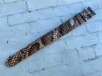 gray python leather watch strap – photo 2