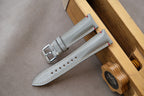 gray shell cordovan leather watch strap – photo 2