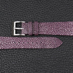 violet stingray leather watch strap – photo 2