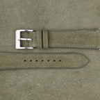 moss suede leather watch strap – photo 2
