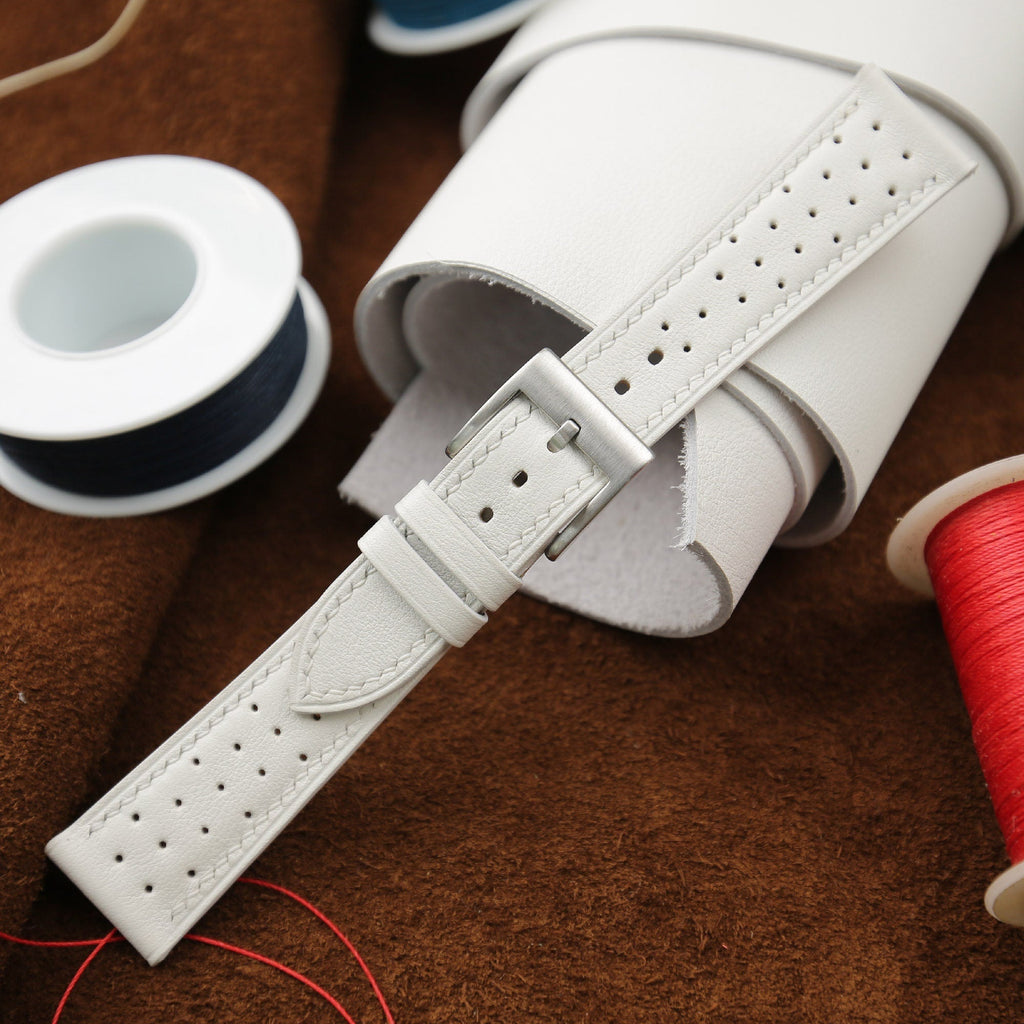 white swift leather watch strap – photo 2