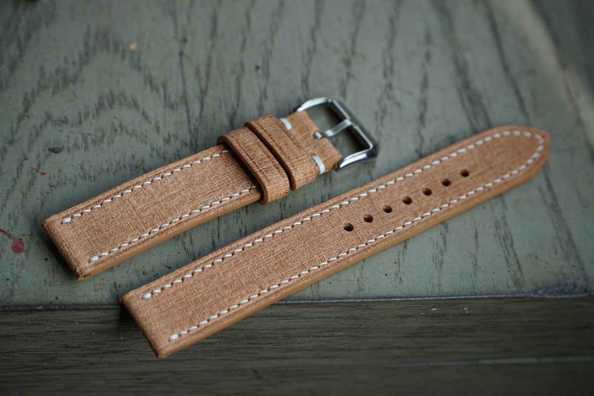 natural babele leather watch strap – photo 2
