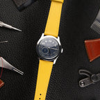 yellow saffiano leather watch strap – photo 2