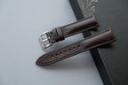 chocolate vachetta leather watch strap – photo 2