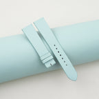 turquoise & red saffiano leather watch strap – photo 2