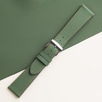 moss sailcloth rubber leather watch strap – photo 2