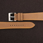 brown sailcloth rubber leather watch strap – photo 2