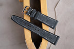 black babele leather watch strap – photo 2