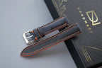 dark blue pueblo leather watch strap – photo 2