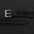 midnight blue alligator leather watch strap – photo 2