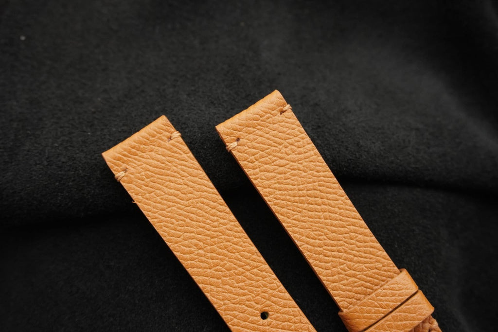 cognac epsom leather watch strap – photo 2