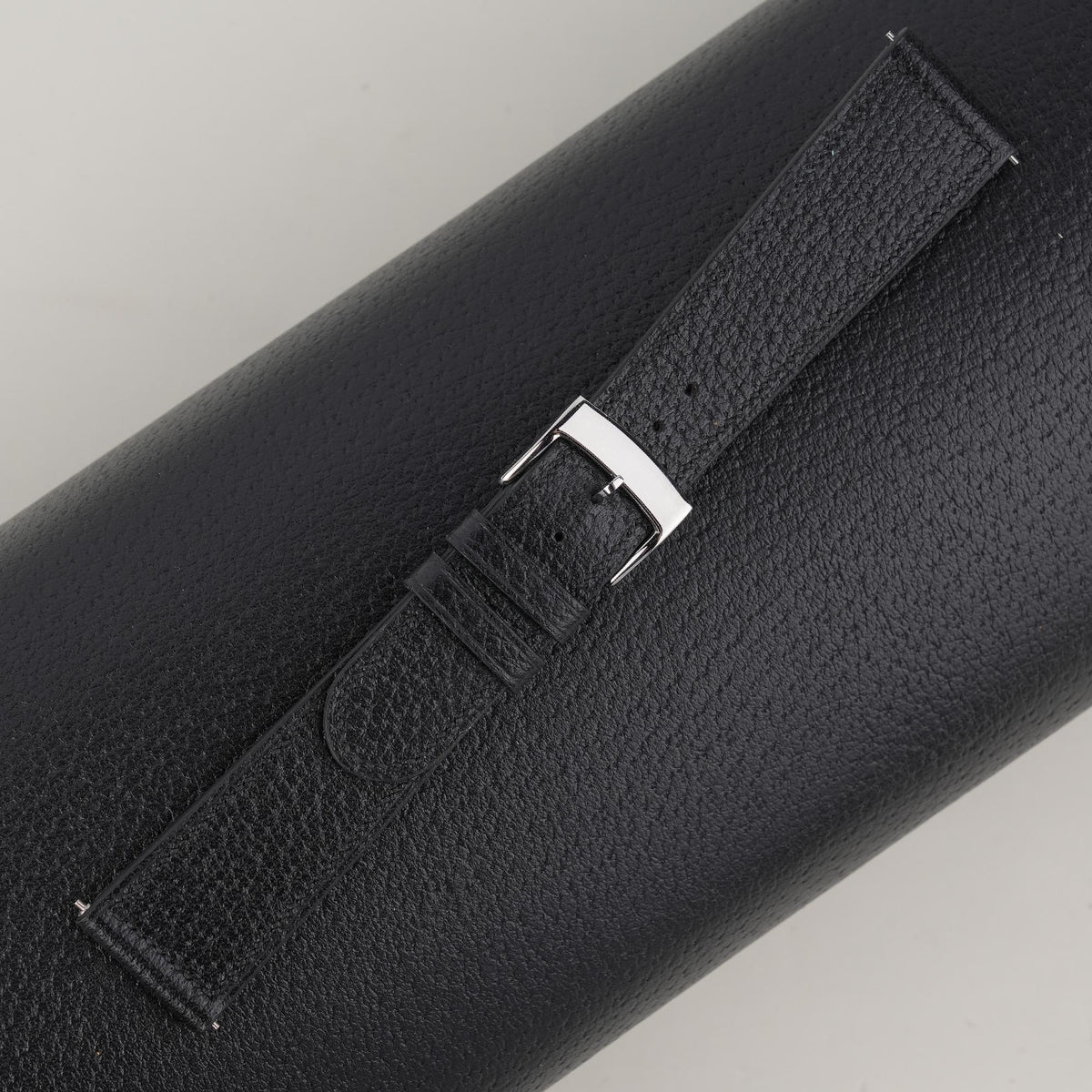 black peccary leather watch strap – photo 2