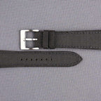 black sailcloth rubber leather watch strap – photo 2