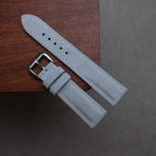 beige suede leather watch strap – photo 2