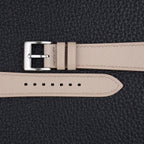 cream saffiano leather watch strap – photo 2