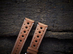 tan brown vachetta leather watch strap – photo 2