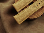 tan brown togo leather watch strap – photo 2