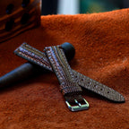 brown lizard leather watch strap – photo 2