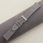 grey nubuck leather watch strap – photo 2